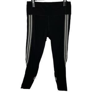 Athleta Side Stripe Salutation Tight LT Womens Tall 7/8 Length Mesh Activewear